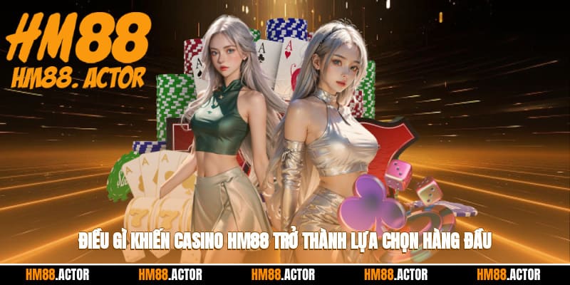 Khám phá không gian casino vượt trội tại HM88